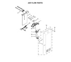 Maytag MSS26C6MEZ00 air flow parts diagram