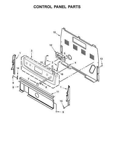 Control panel parts