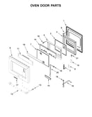 Oven door parts