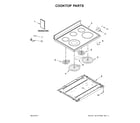 Maytag YMER6600FW1 cooktop parts diagram