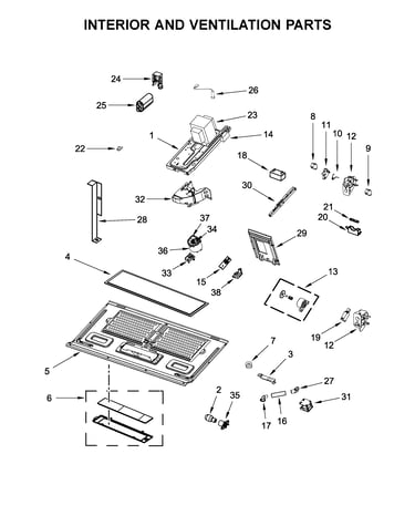 Interior and ventilation parts