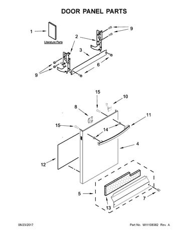Door panel parts