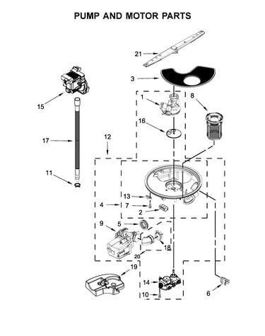 Pump and motor parts
