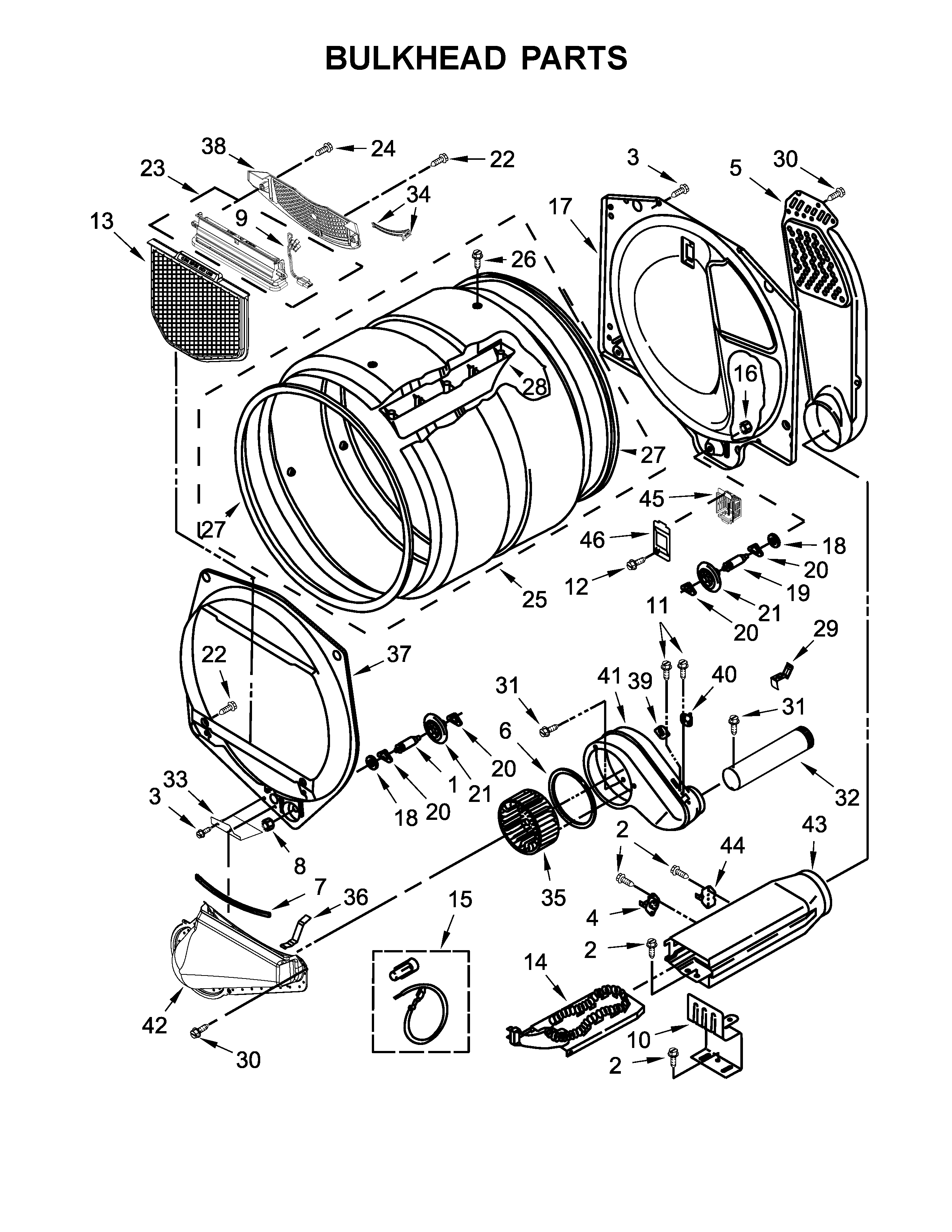 Bulkhead parts