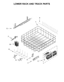 Lower rack and track parts