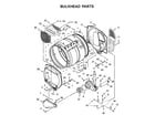 Whirlpool WGD7500GC0 bulkhead parts diagram