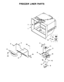 Freezer liner parts