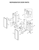 Refrigerator door parts