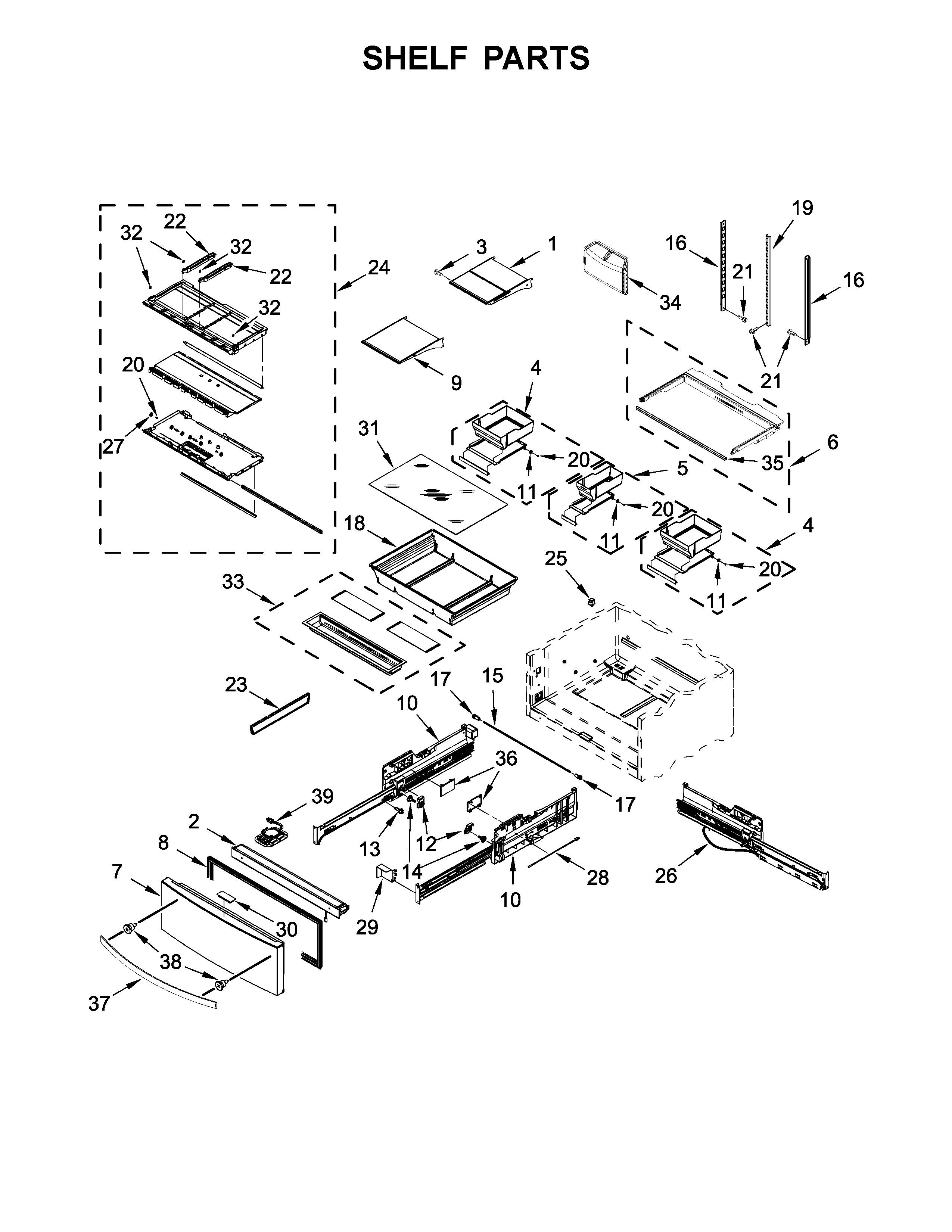 SHELF PARTS