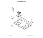 Whirlpool 4KWFC120MAW1 cooktop parts diagram