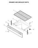 Drawer and broiler parts