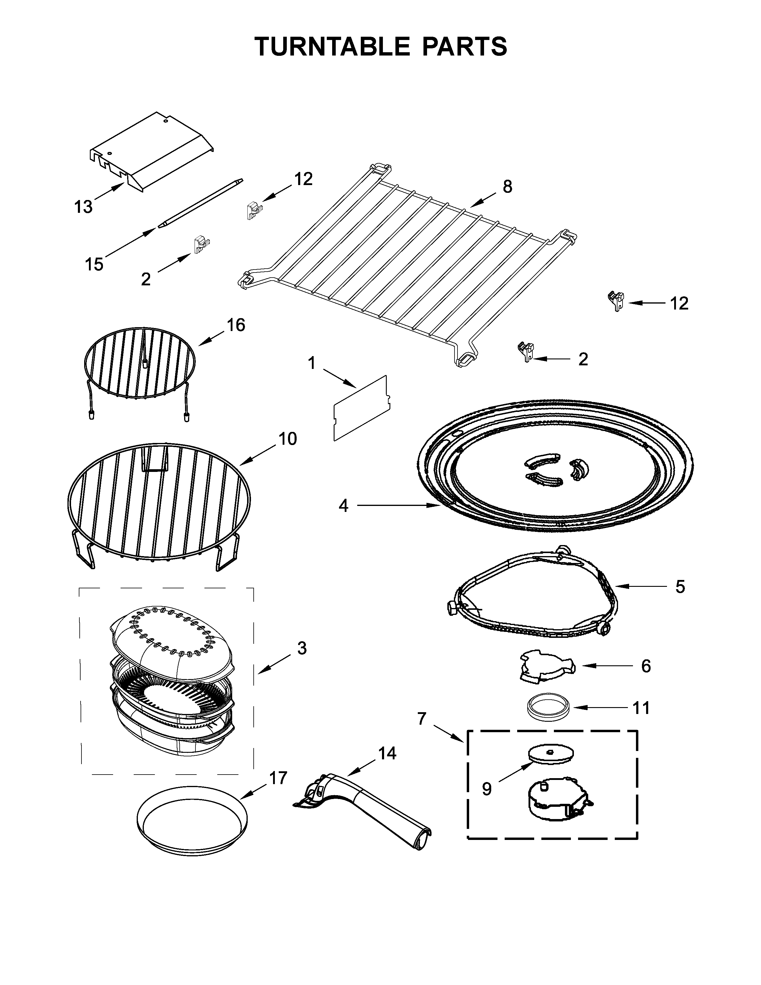 TURNTABLE PARTS