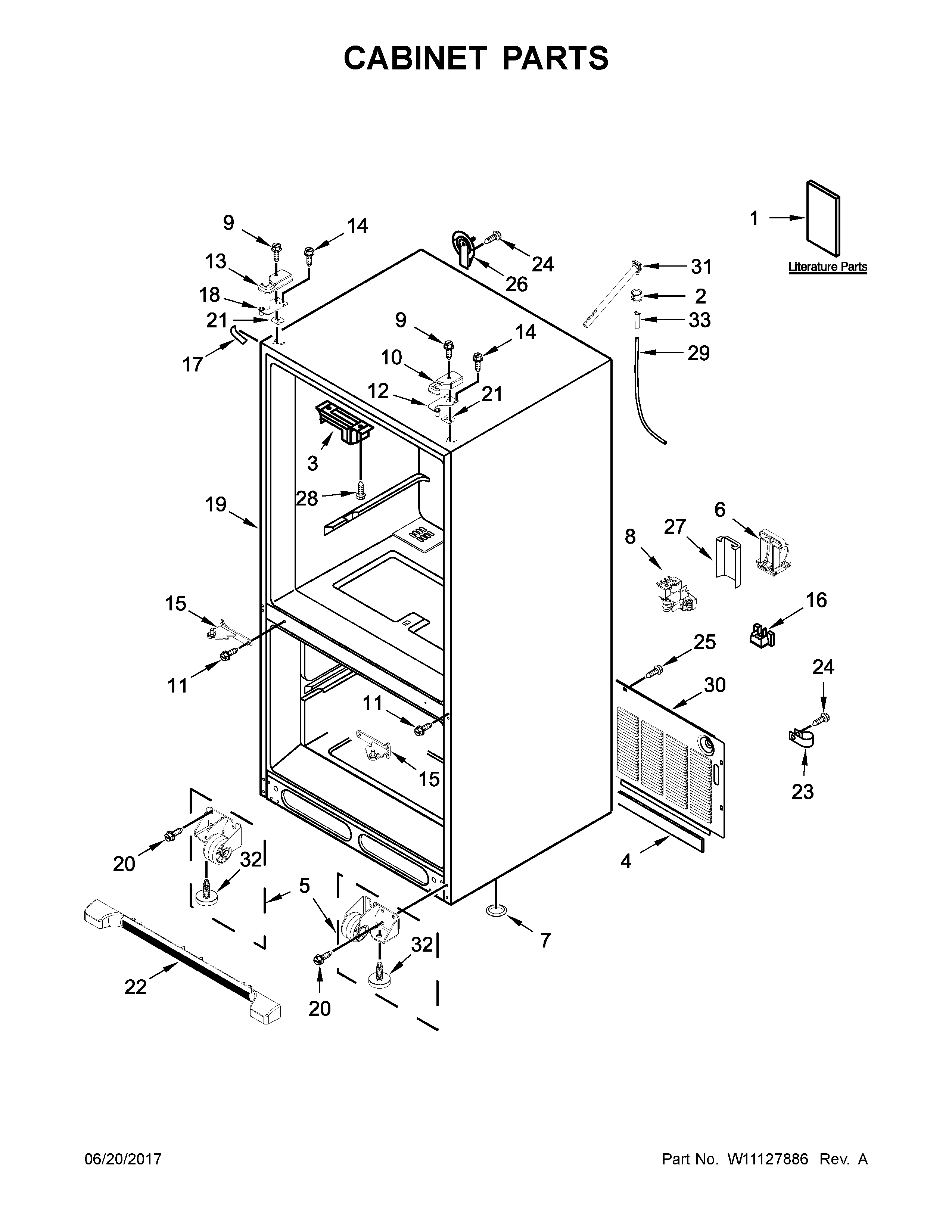 CABINET PARTS