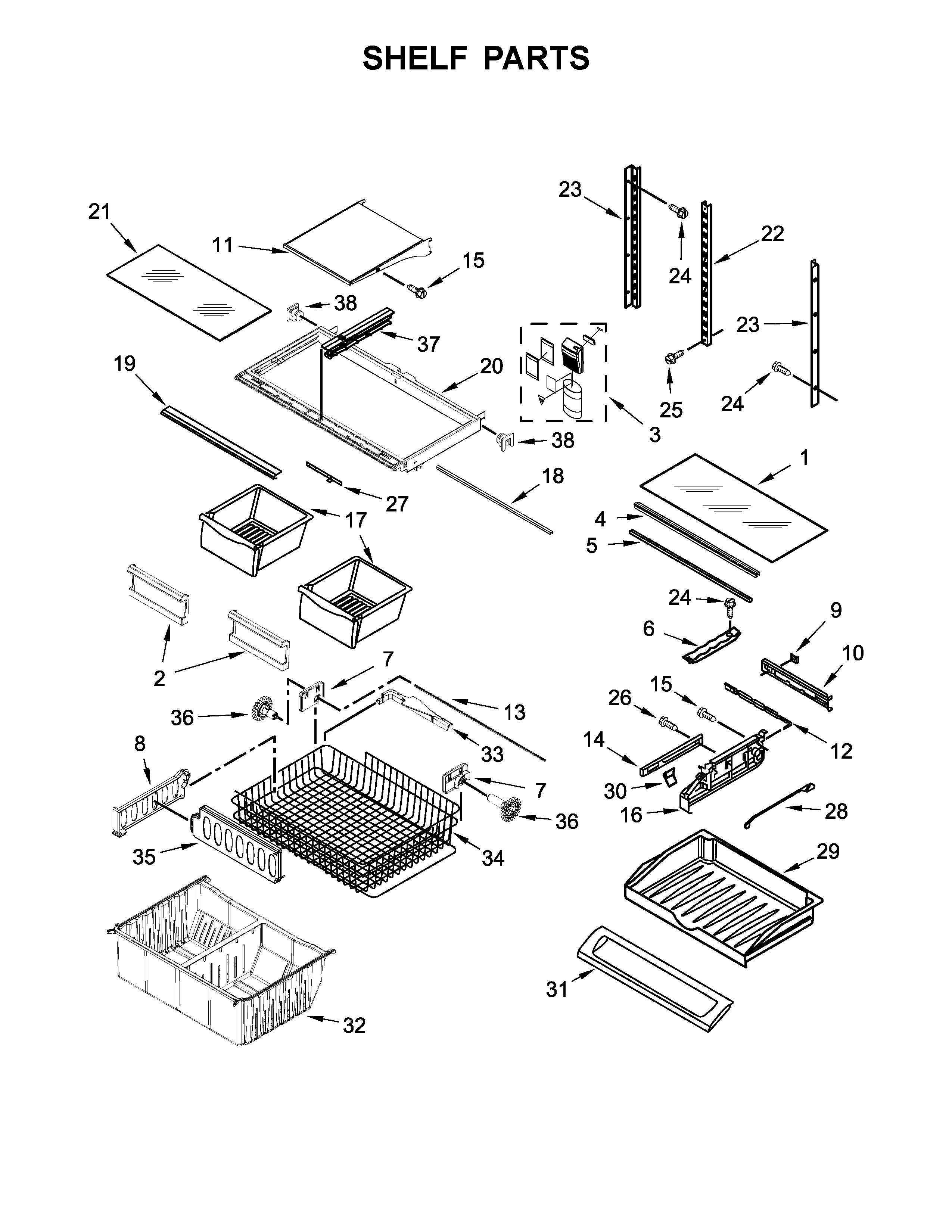 SHELF PARTS