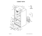 Whirlpool WRF532SNHZ00 cabinet parts diagram