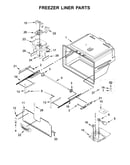 Freezer liner parts