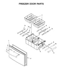 Freezer door parts