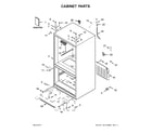 Whirlpool WRF532SMHV00 cabinet parts diagram