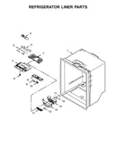 Refrigerator liner parts