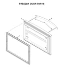 Freezer door parts
