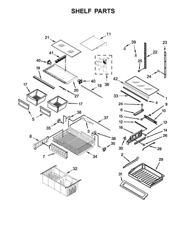 Shelf parts