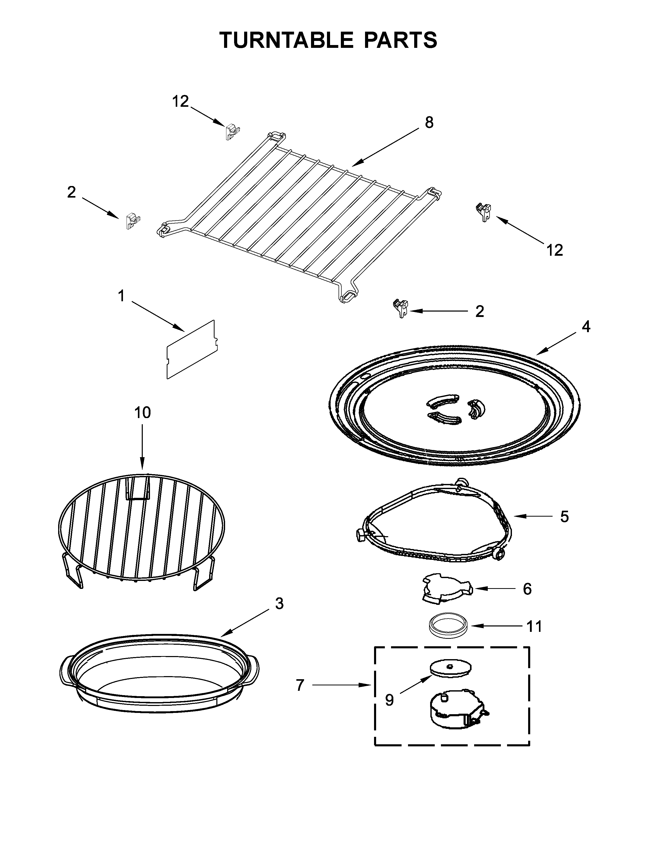 Turntable parts