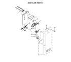 Whirlpool WRS586FLDM03 air flow parts diagram