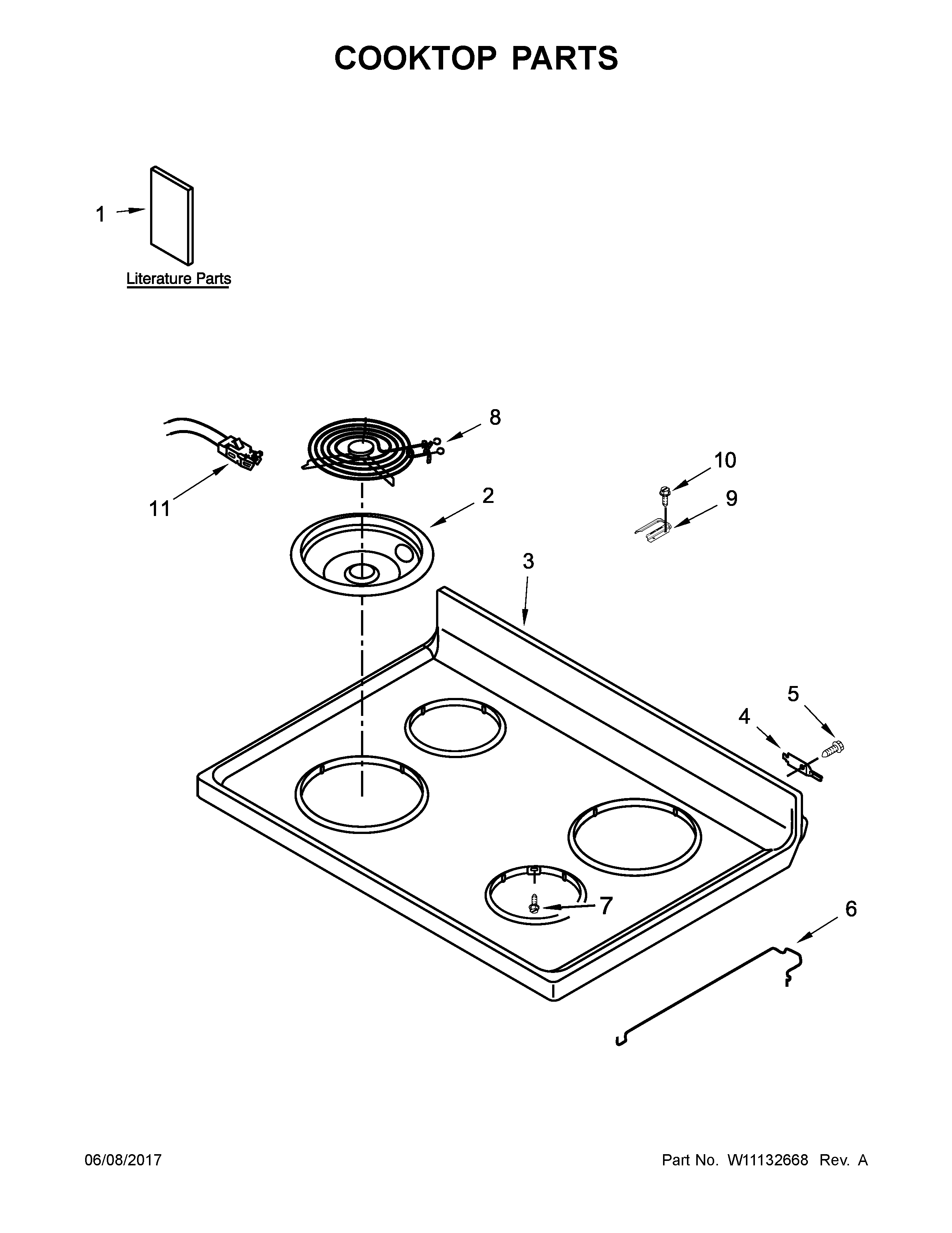 COOKTOP PARTS