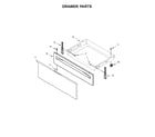 Whirlpool WFC310S0EB1 drawer parts diagram