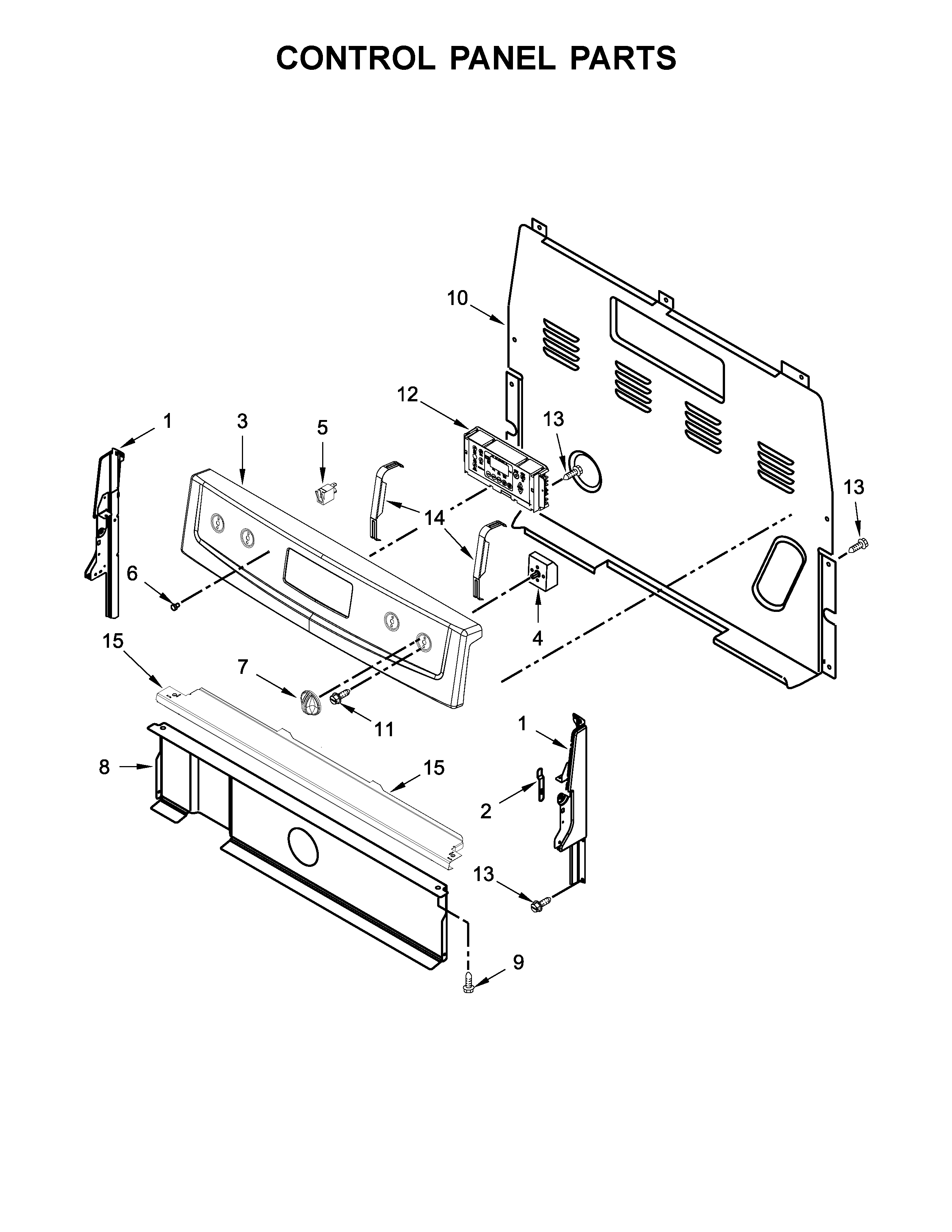 CONTROL PANEL PARTS