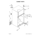 Ikea IRT134FDW00 cabinet parts diagram