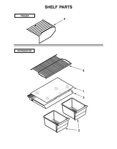 Shelf parts