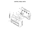 Whirlpool YWFE515S0EB1 control panel parts diagram