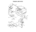 KitchenAid KRFF302ESS01 freezer liner parts diagram