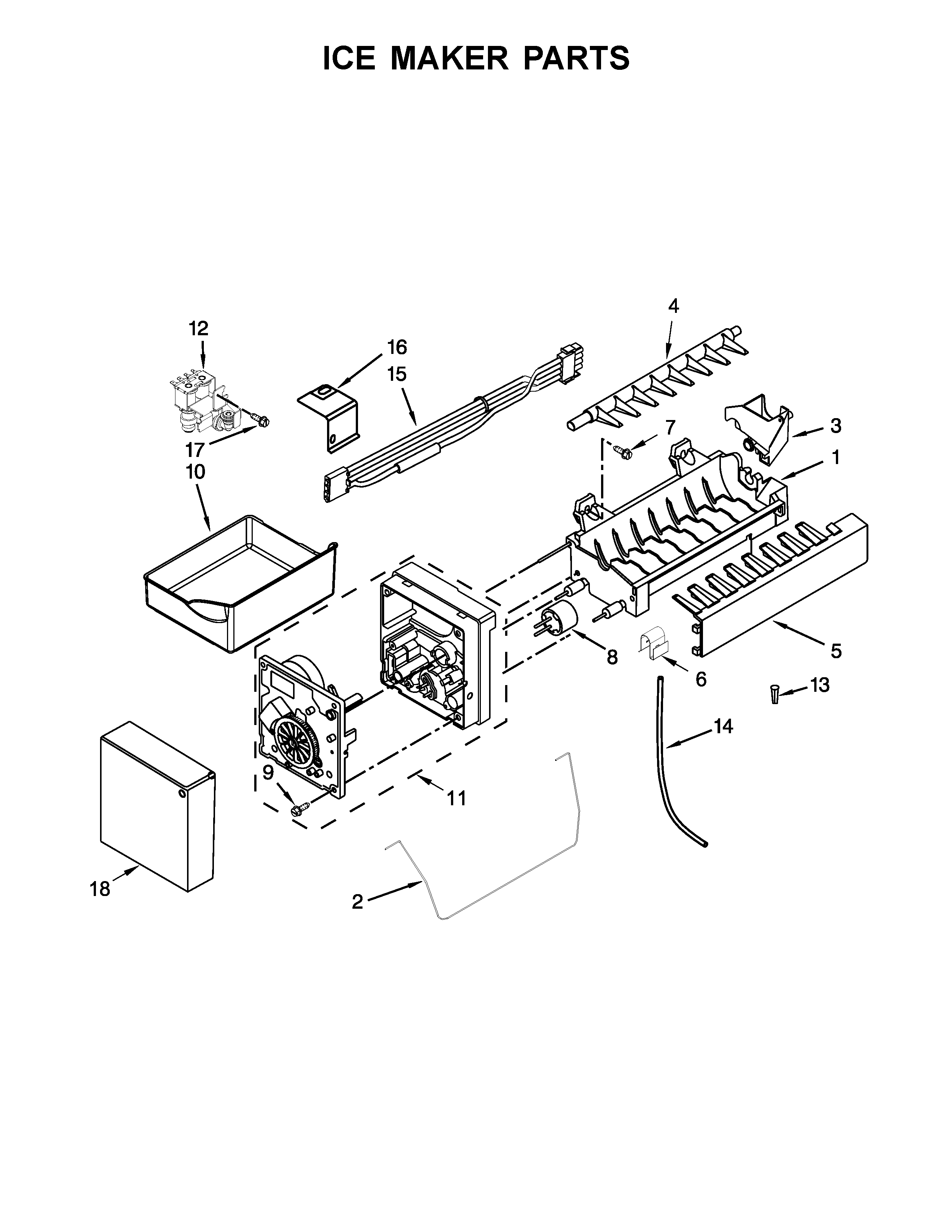 Ice maker parts
