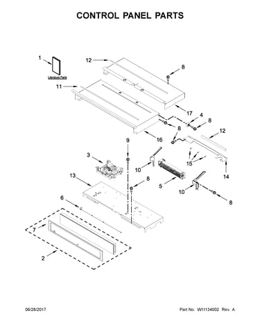 Control panel parts