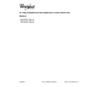 Whirlpool YWFE745H0FH1 cover sheet diagram