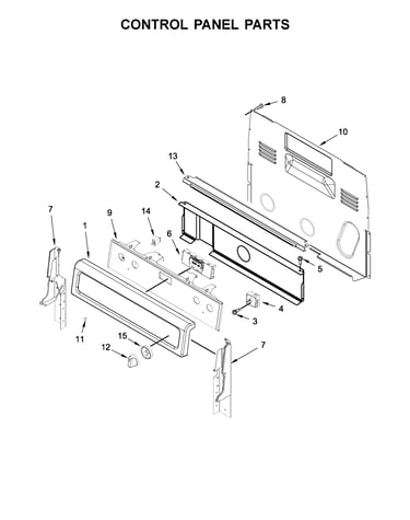 Control panel parts