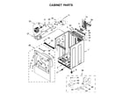 Maytag MEDB835DW4 cabinet parts diagram