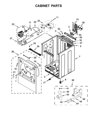 Cabinet parts