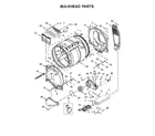 Maytag MEDB835DW4 bulkhead parts diagram