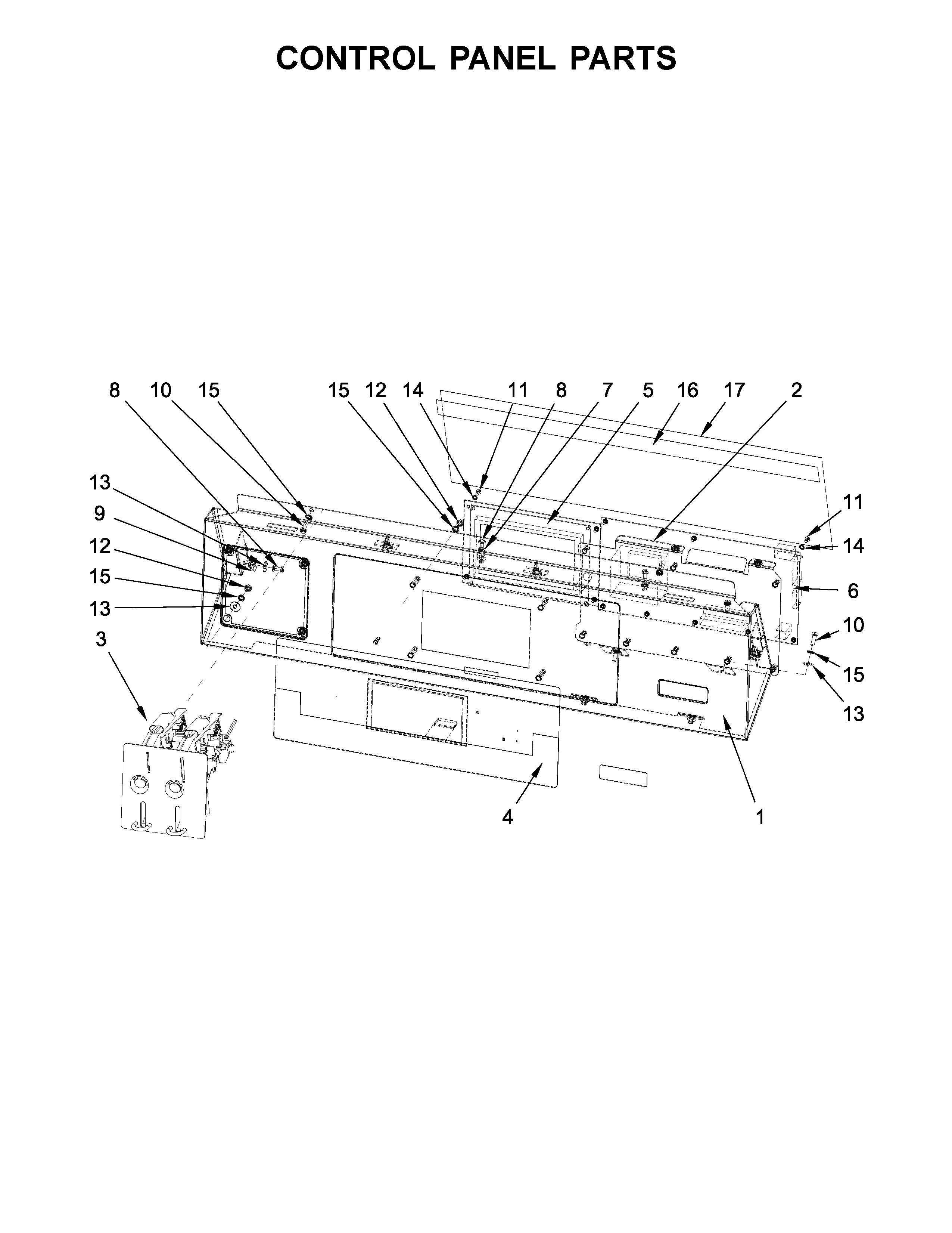 CONTROL PANEL PARTS