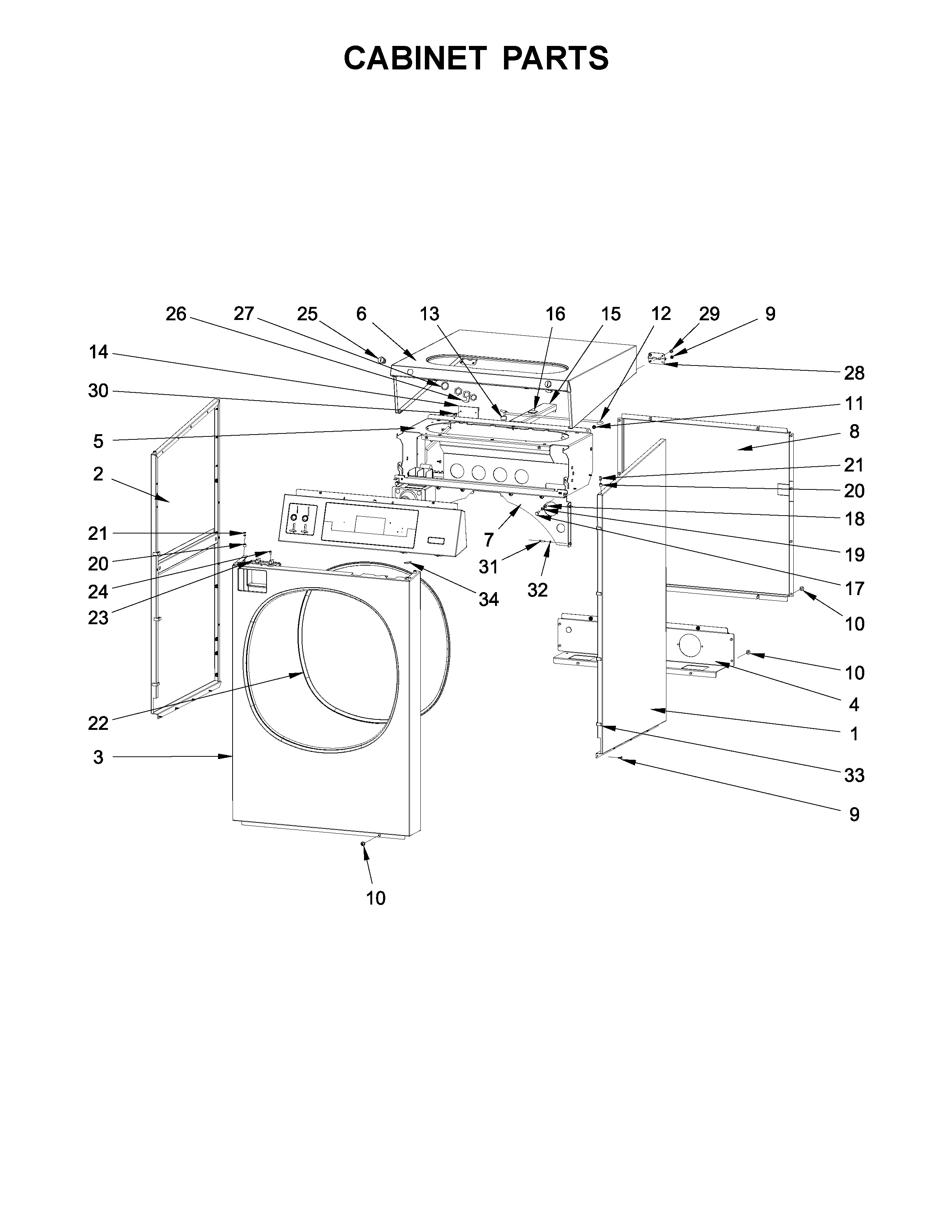 CABINET PARTS