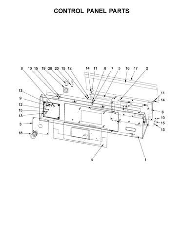 Control panel parts