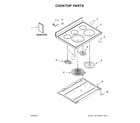 Maytag MER8700DS2 cooktop parts diagram
