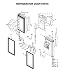 Refrigerator door parts