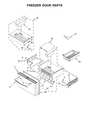 Freezer door parts