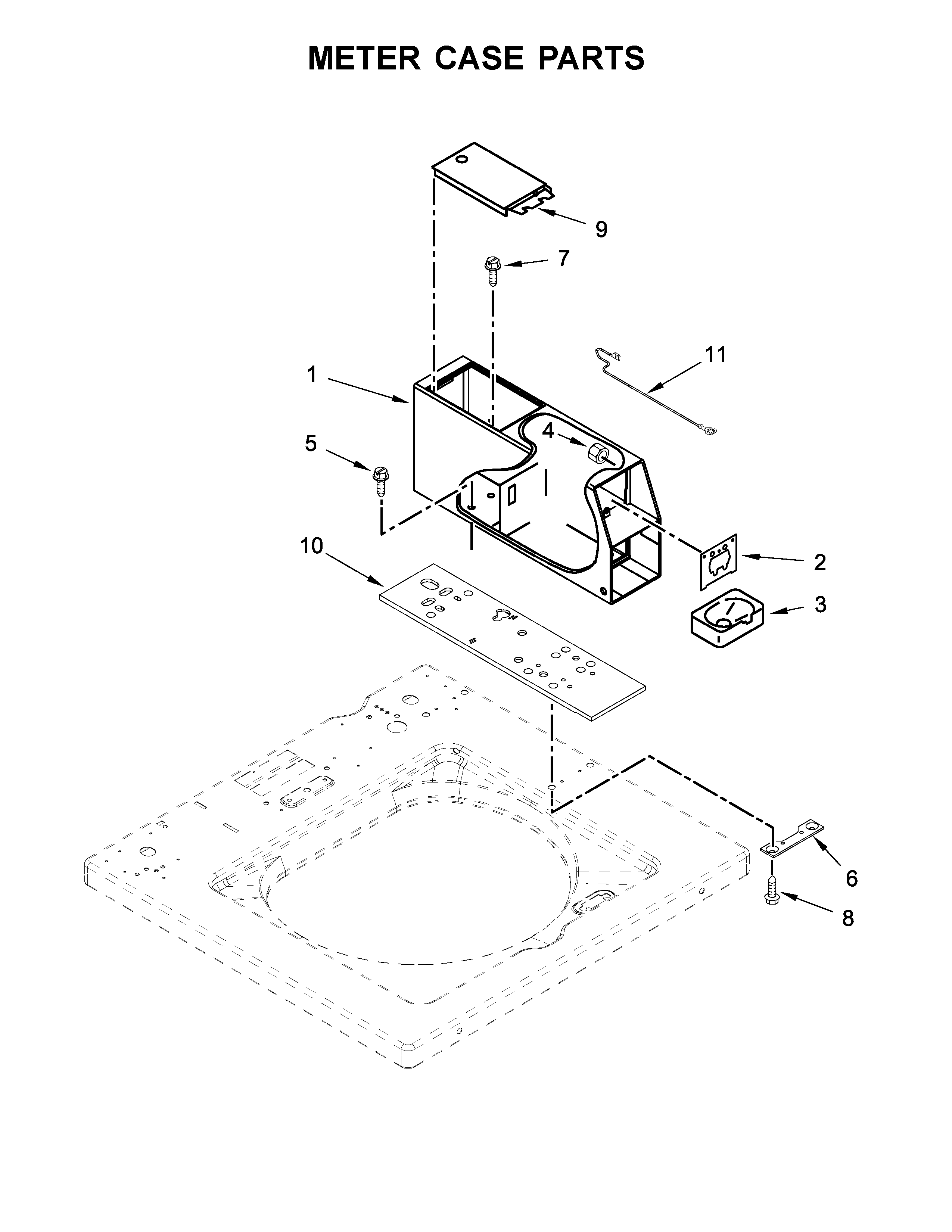 METER CASE PARTS