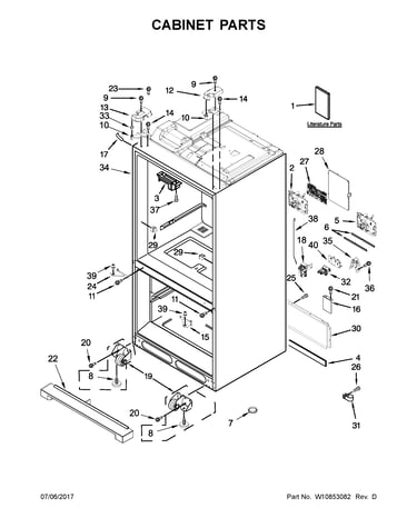 Cabinet parts