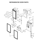 Refrigerator door parts